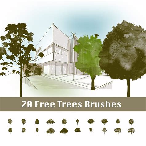 free tree brushes for photoshop